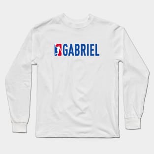 Gabriel NBA Basketball Custom Player Your Name T-Shirt Long Sleeve T-Shirt